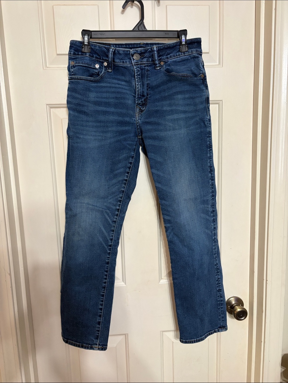 American Eagle Outfitters Men's Blue Straight Jeans Airflex